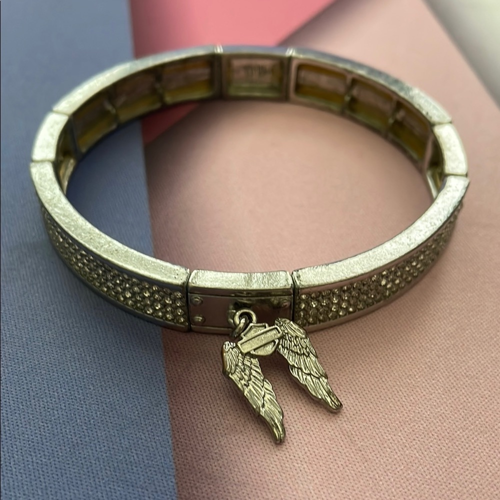 Harley Davidson Bracelet with Wing Charm